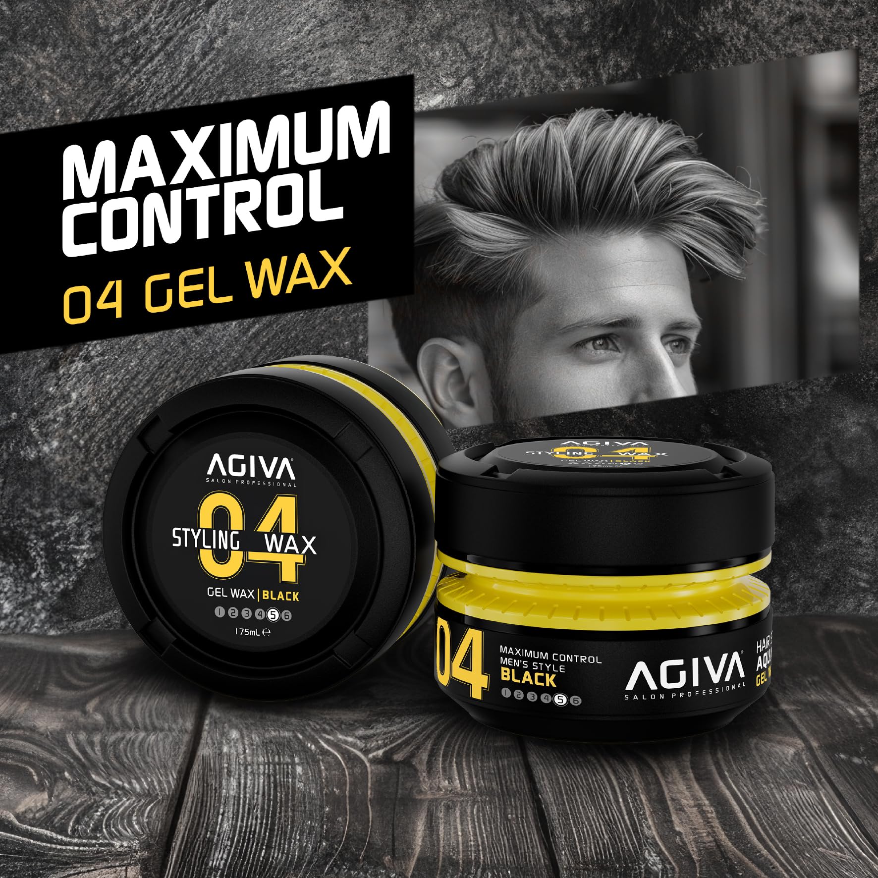 04 BLACK – GEL WAX175mL