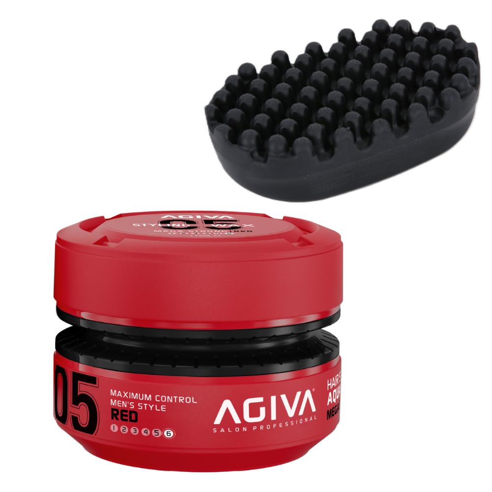 Twist Brush Combo - RED MAXIMUM CONTROL WAX 155ml