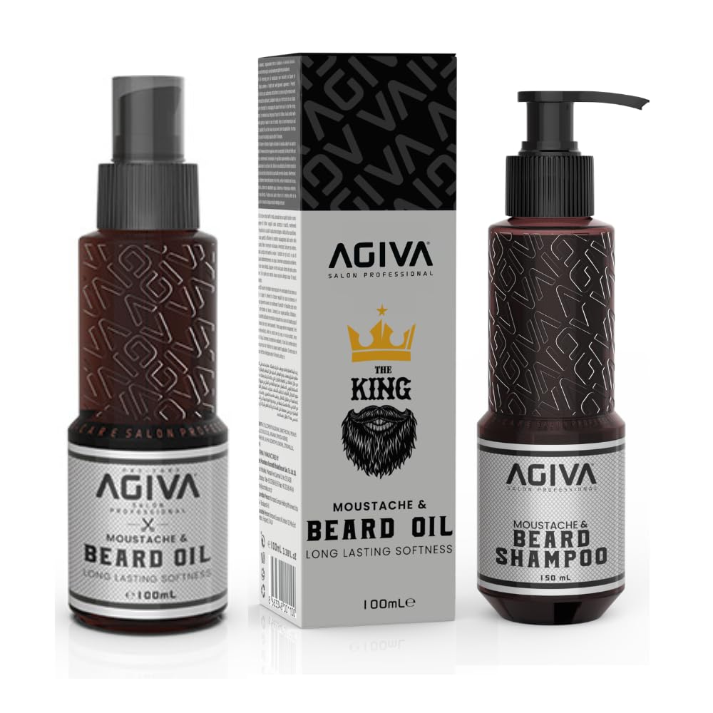 Beard Shampoo & Oil Set150ml + 100ml Combo Free FACE MASK