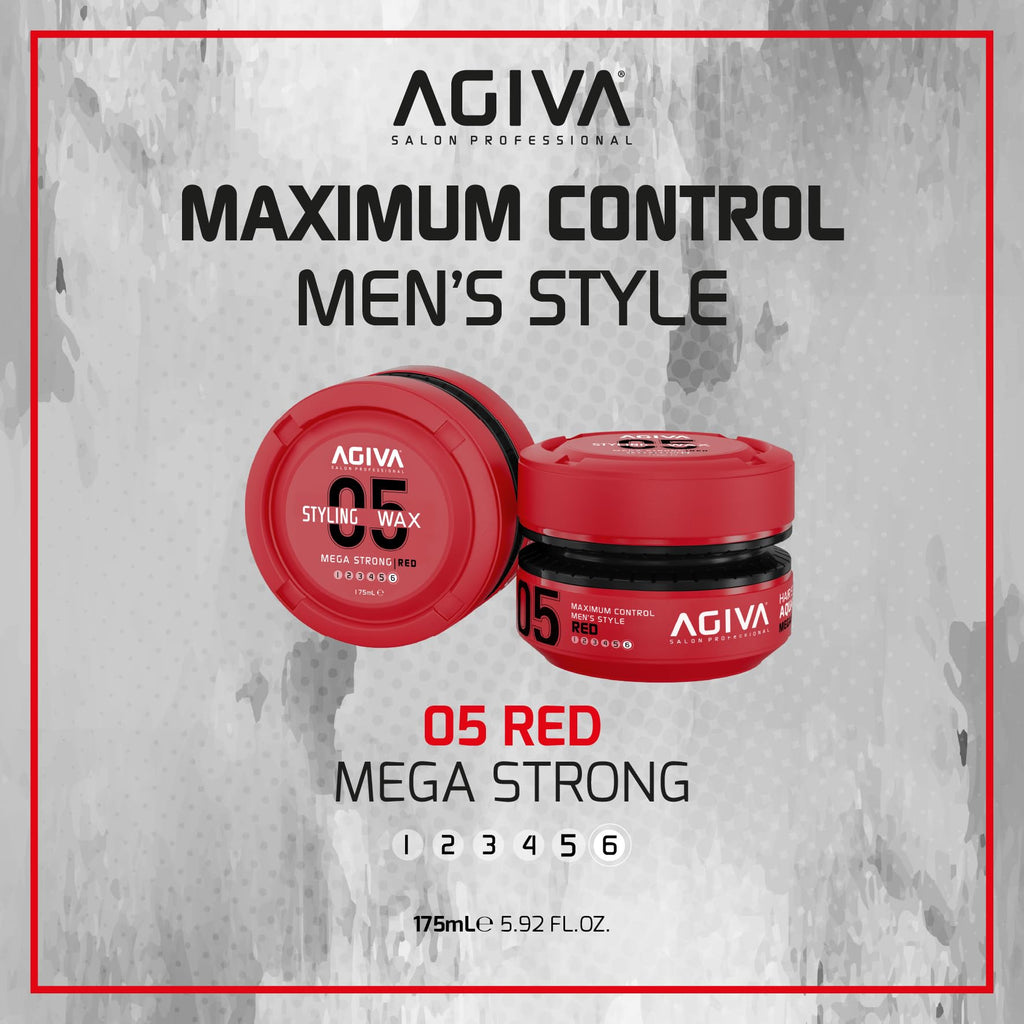 05 RED – MEGA STRONG WAX 175ml