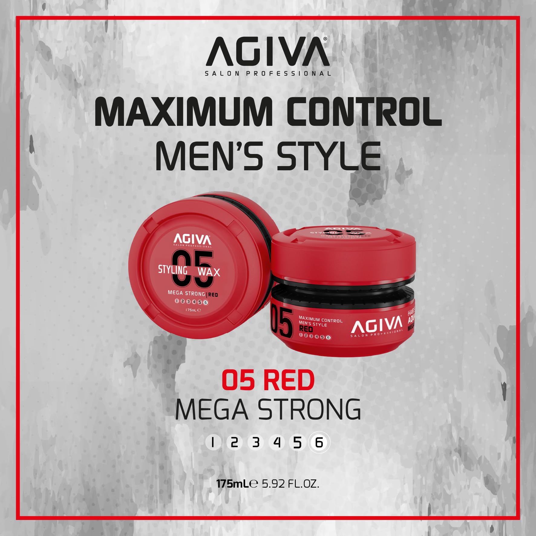 05 RED – MEGA STRONG WAX 175ml