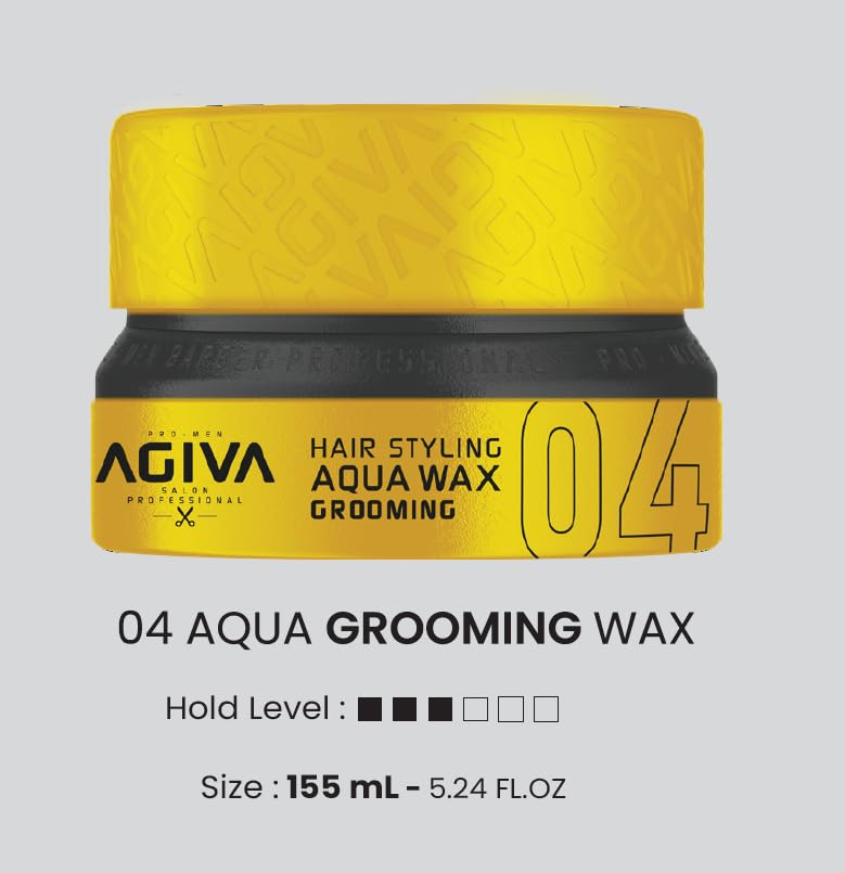 Hair Wax 04 YELLOW Aqua Wax Grooming 155mL