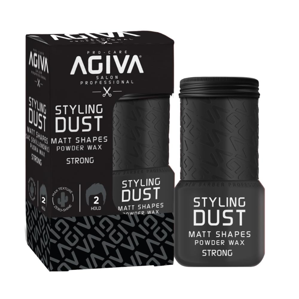 Hair Styling Powder Wax Black #2 Strong Hold 0.71oz Volumizing Hair Powder for Men, Strong Hold & Matte Finish, Texture & Lift for Fine or Thin Hair
