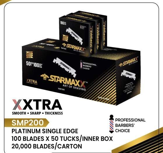 100 "Premium" Single Edge Razor Blades for straight razor