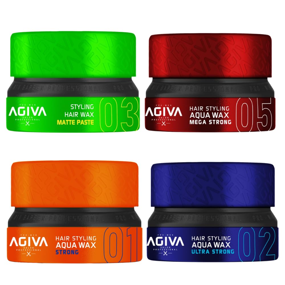 4 PACK STRONG Aqua Wax Combo 155ml