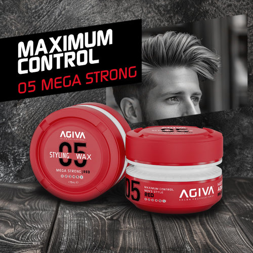 05 RED – MEGA STRONG WAX 175ml