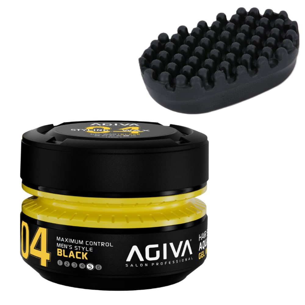 Twist Brush Combo- BLACK 04 MAXIMUN CONTROL WAX 175ml
